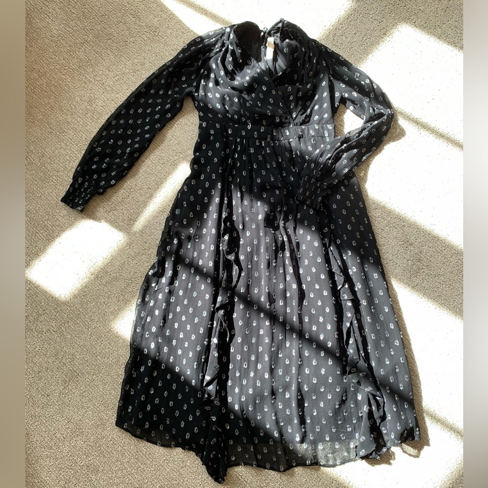 Jessica Simpson Swiss Dot Maternity Dress